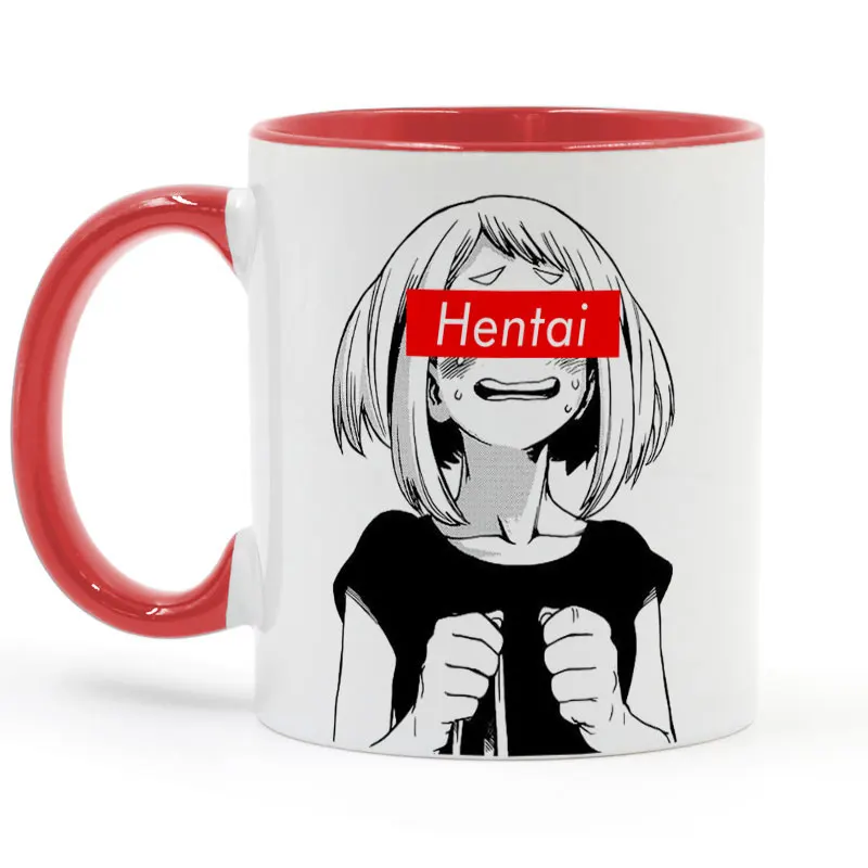 Hentai Ahegao Waifu материал кружка творческие подарки 11 унций GA1529