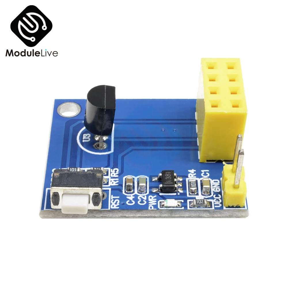 ESP8266 ESP 01S ESP01 DS18B20 модуль датчика температуры и влажности Wifi для Arduino Smart Home IOT DIY