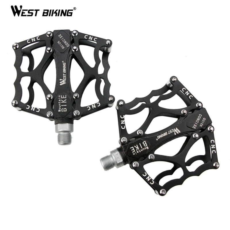 WEST BIKING педали для велоспорта алюминиевые велосипеда фиксированная передача