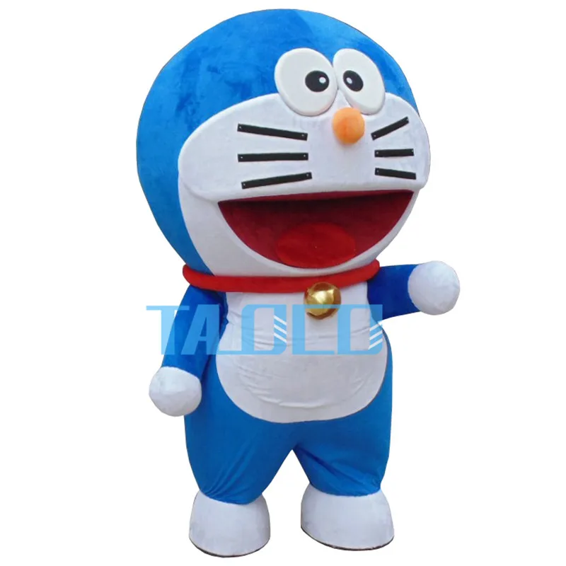 Doraemon Робот Кошка милый Персонаж Аниме Манга талисман костюм для взрослых