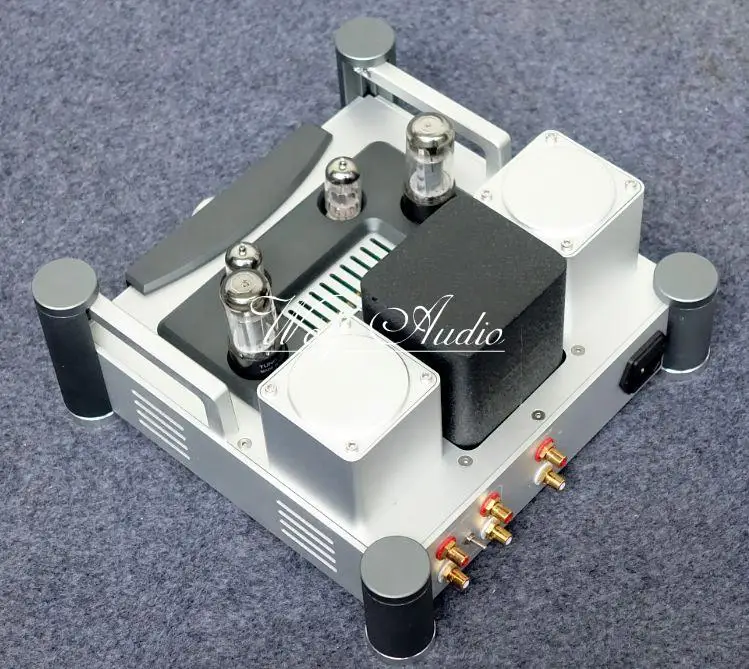 Усилитель для наушников класса A, стерео усилитель HiFi 12AX7+ 6P6P с вакуумной трубкой