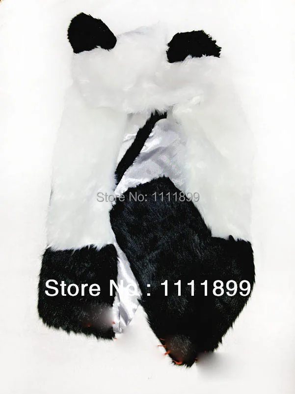 Шляпы для женщины искусственный мех зима шляпа животное капот Panda длинная уха