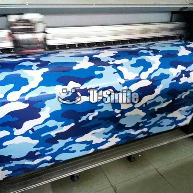 Детская виниловая пленка синего цвета камуфляжная для автомобиля без пузырьков
