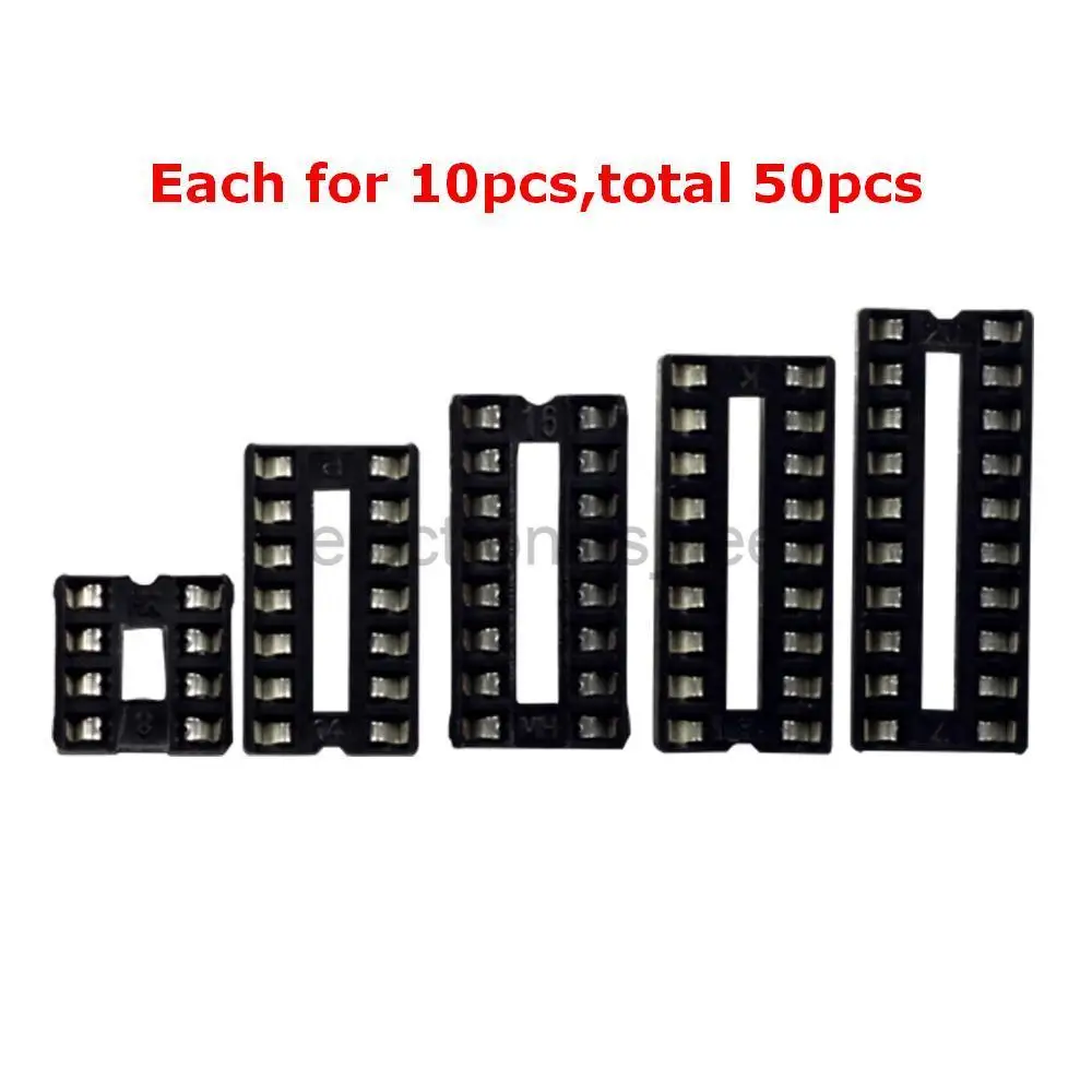 50 шт. 8 14 16 18 20 штырьков|socket adaptor|socket dipsocket |
