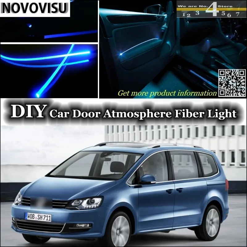Novovisu для Volkswagen VW Sharan интерьер окружающего света настройки атмосферу волоконные