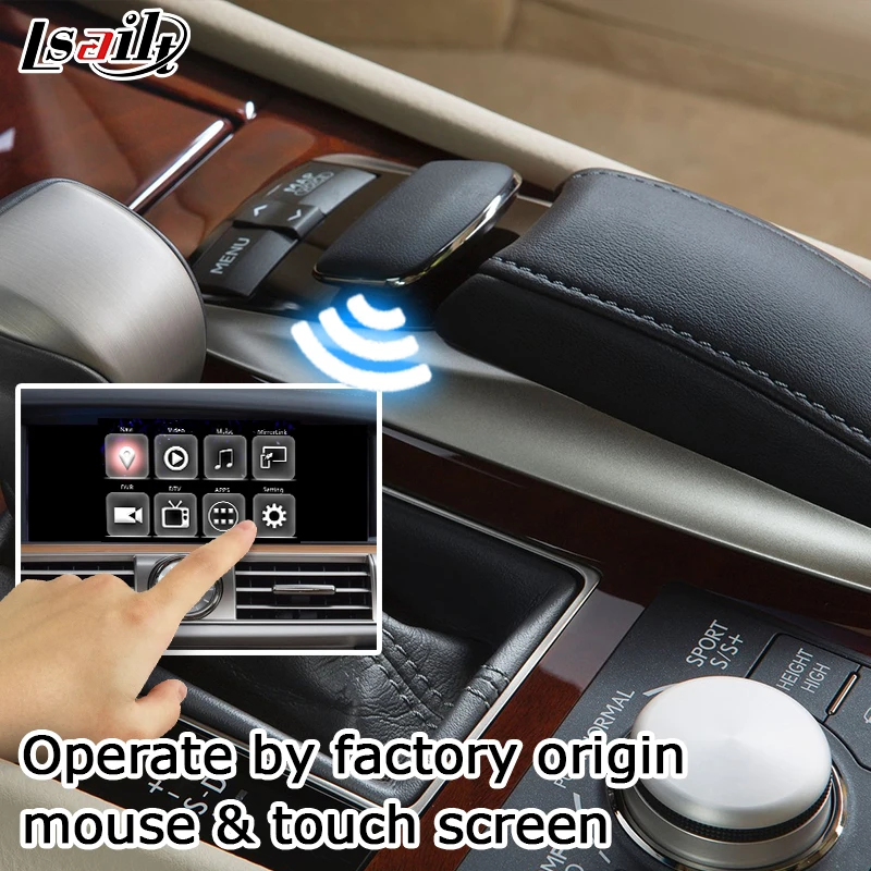 Android / carplay интерфейс коробка для Lexus LS460 LS 2012 2017 видео и т. Д. С gps навигацией LS600h USF45 12
