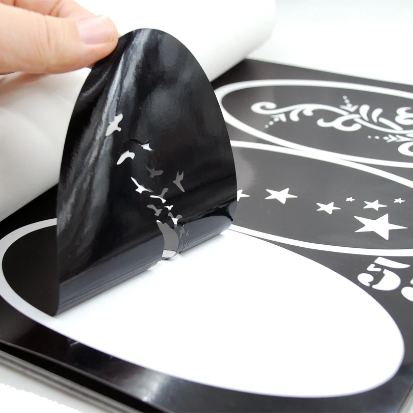 120 разрабатывает Временные Аэрограф фестиваль искусства многоразовые трафареты