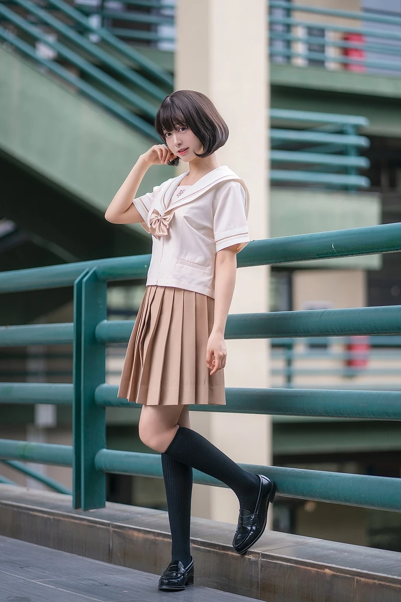 Высококачественная японская школьная форма матросский топ + галстук юбка в