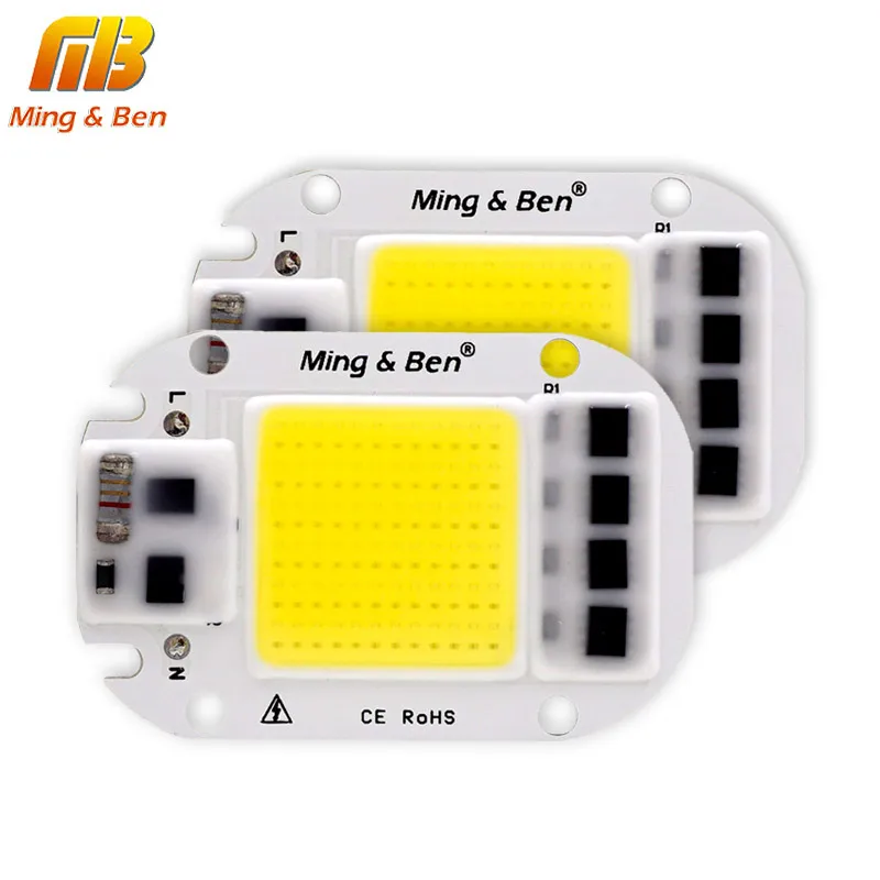 2 шт. чип для светодиодной лампы COB 20 Вт 30 50 Smart IC 110 в 230 В светодиодный DIY прожектор