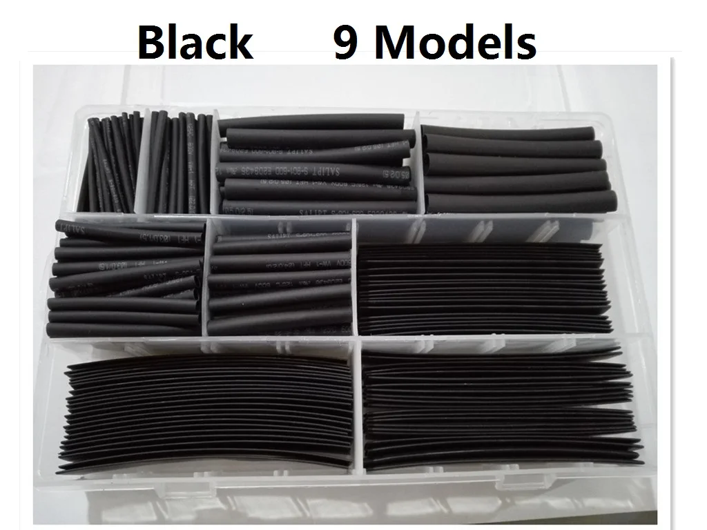 2:1 ассортимент полиолефинов безгалогенная термоусадочная трубка комплект