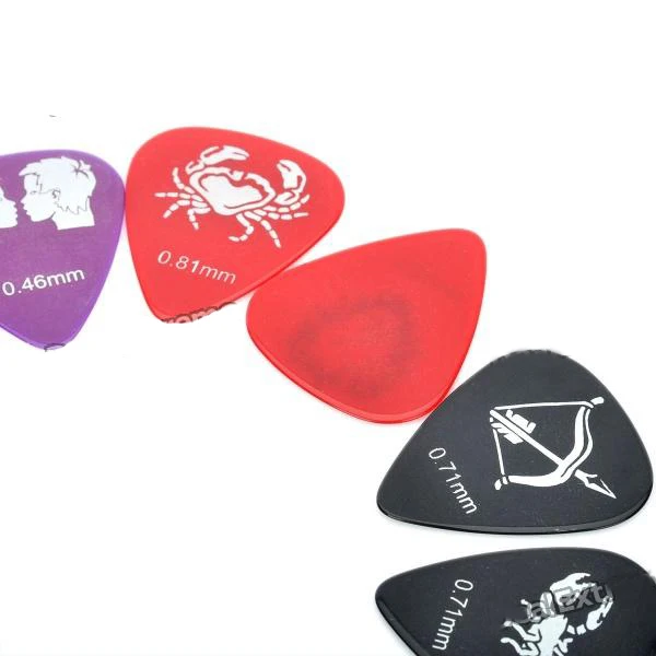 12pcs Alice AP-12C Clamshell Pack Constellation Celluloid Acoustic Electric Guitar Picks Plectra (0.46 0.71 0.81mm) | Спорт и