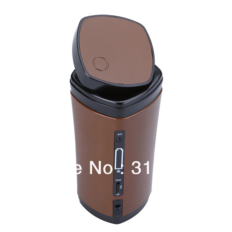 Free Shipping Rechargeable USB Powered Coffee Tea Cup Mug Warmer Automatic Stirring Brown | Дом и сад