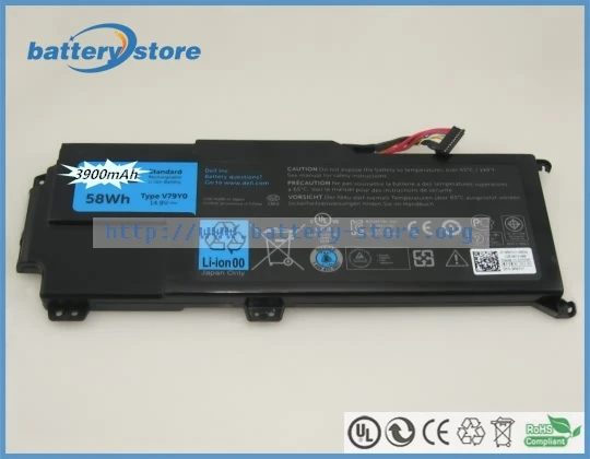 Подлинная батарея V79Y0 V79YO ORMTVY для dell xps 14z Dell XPS L412z 14Z L412X L511Z 14 8 V 3900 mAh |laptop battery|8 cellnew