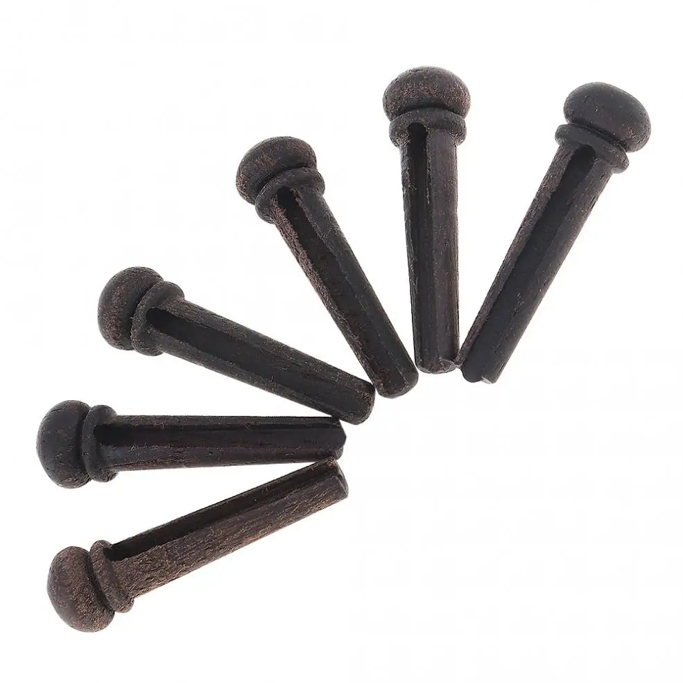 Профессиональная Роза 6 шт. деревянные штифты для моста с перламутровым корпусом