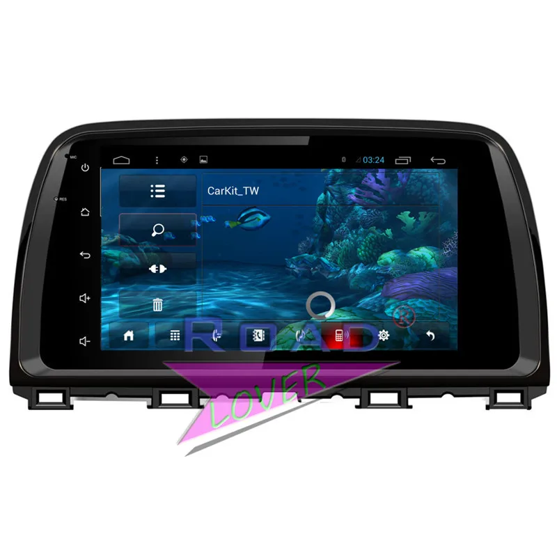 Roadlover Android 6 0 Автомобильный медиа центр радио для Mazda CX 5 2014 Стерео GPS навигация два
