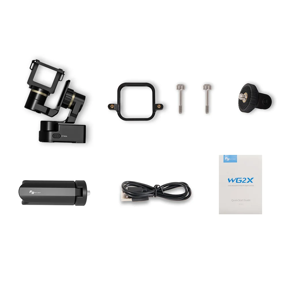FeiyuTech WG2X 3 оси переносная экшн Камера Gimbal Wi-Fi Управление брызг 360 градусов панорамирование наклон для GoPro героя для Yi 4K