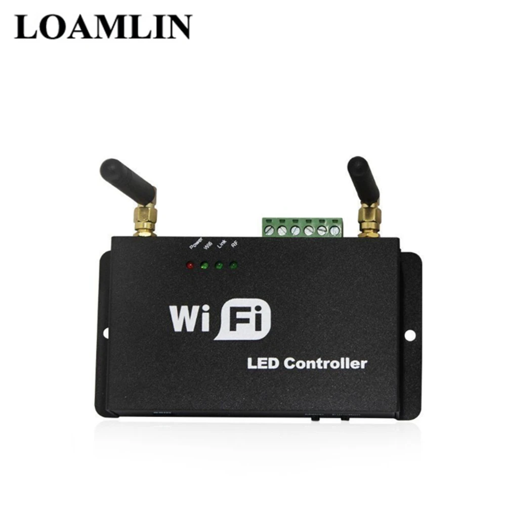 WIFI100 контроллер WiFi LED RGB DC5 24V RF сенсорный пульт дистанционного управления для