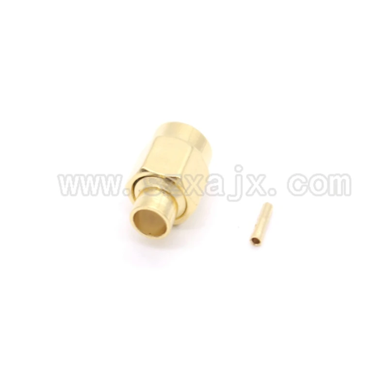 JX 10 шт. РЧ разъем RP-SMA Мужской пайки для RG402 0 141 &quotполужесткие коаксиальный кабель
