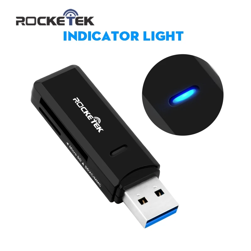 Rocketek USB 3 0 multi 2 в 1 памяти OTG Телефон card reader 5 Гбит/с адаптер для SD TF micro pc компьютер