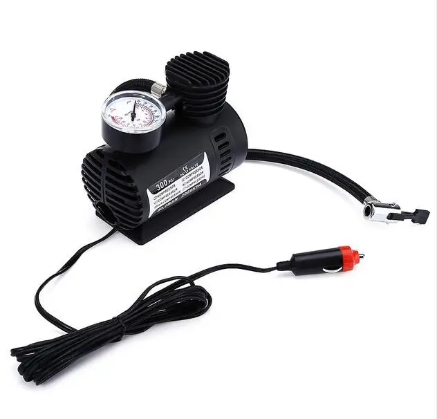 Новый насос для накачивания шин автомобиля и велосипеда New12V 300PSI Car Bike Tire Tyre Inflator Pump Toys Sports Electric Portable Mini Compact Compressor Air.