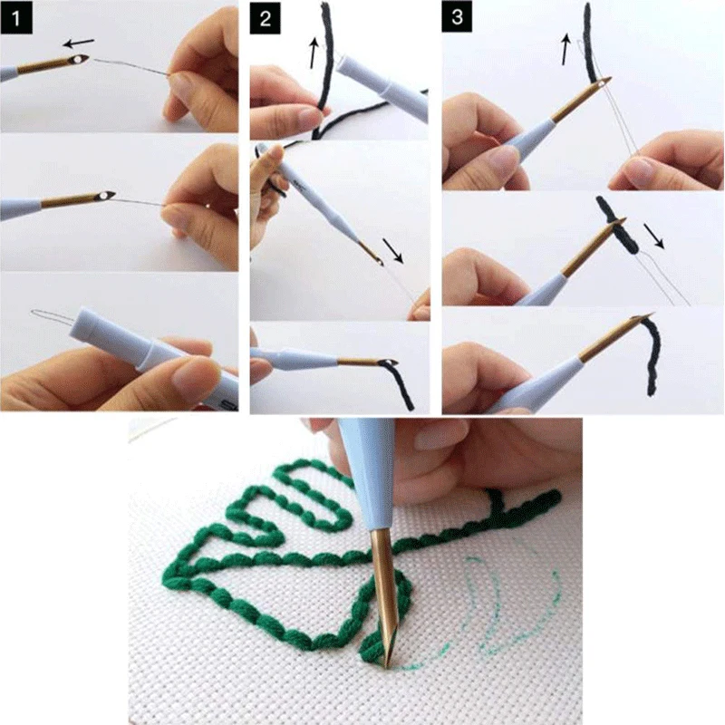 Unicorn Gift Punch Needle Embroidery Kit with Hoop Needlework Wool Work Beginner-Friendly Sewing Kits Handmade |