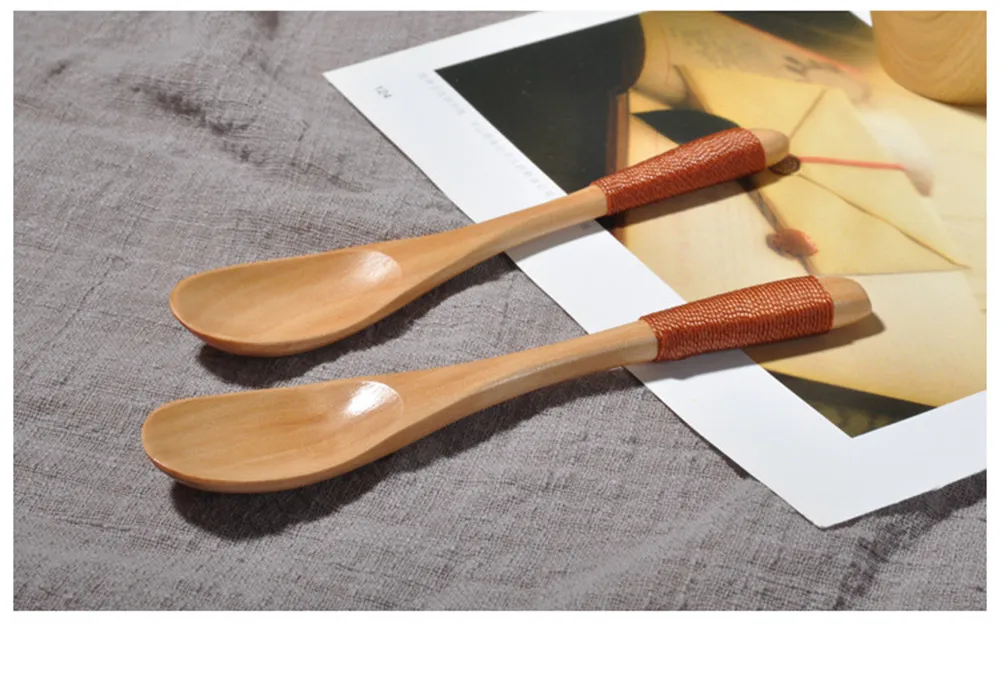 Кофейная ложка для каши супа кофе зерновых и десертов Деревянный