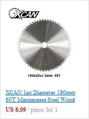 XCAN 1 шт., 110x0,8x20 мм, 108 T, HSS сталь, циркулярная пила, дерево, металл, режущий диск, резательная пила, лезвие, пила общего назначения