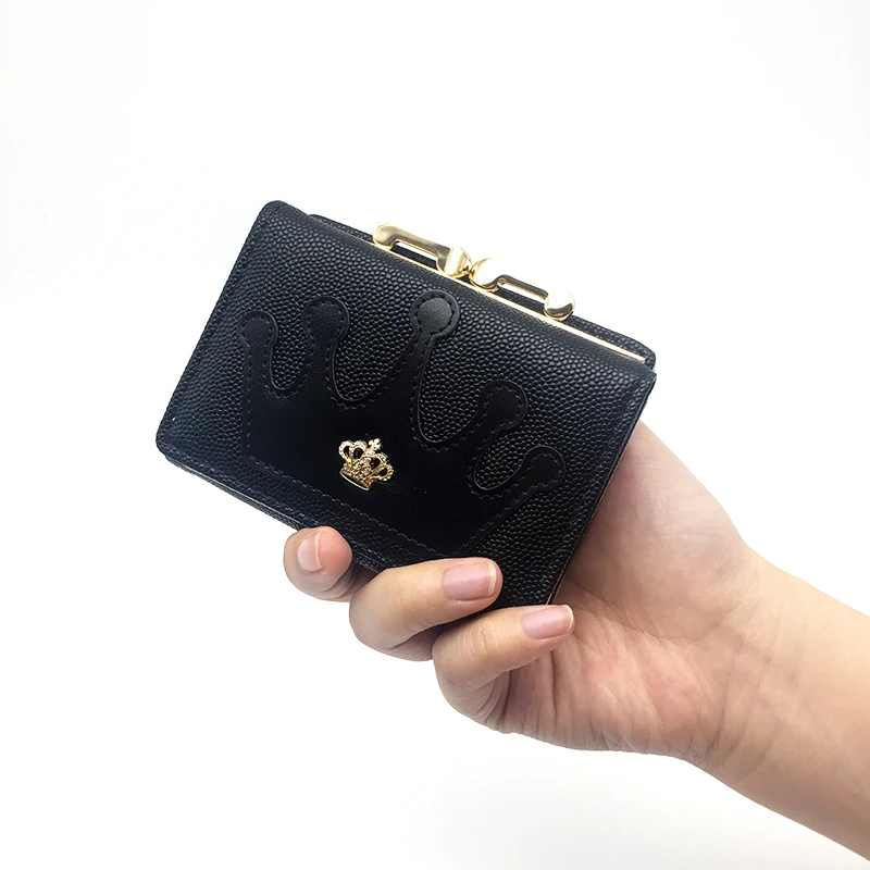 Милые маленькие женские кошельки 2021 кожаный короткий кошелек Женская