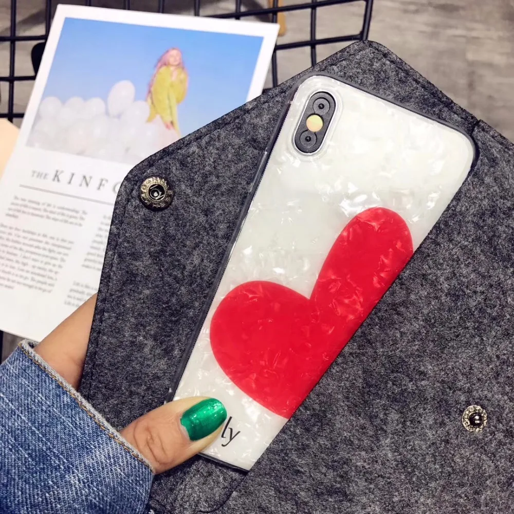 Модный чехол-ракушка для телефона iphone 6 S чехол Apple X 7 8 Plus задняя крышка роскошные
