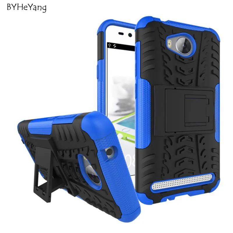 For Case Huawei Y3 II Cover ShockProof TPU + Plastic Armor 2 Y3II Lua-L21 With Phone kickstand |