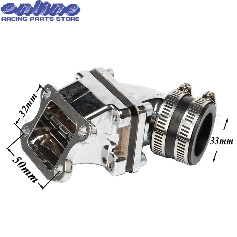 Высокопроизводительный Впускной трубопровод carb для DIO 18/27 50 CX ZX SE50 SK50 SA50 Elite Spree Shadow 2 тактный скутер мопед