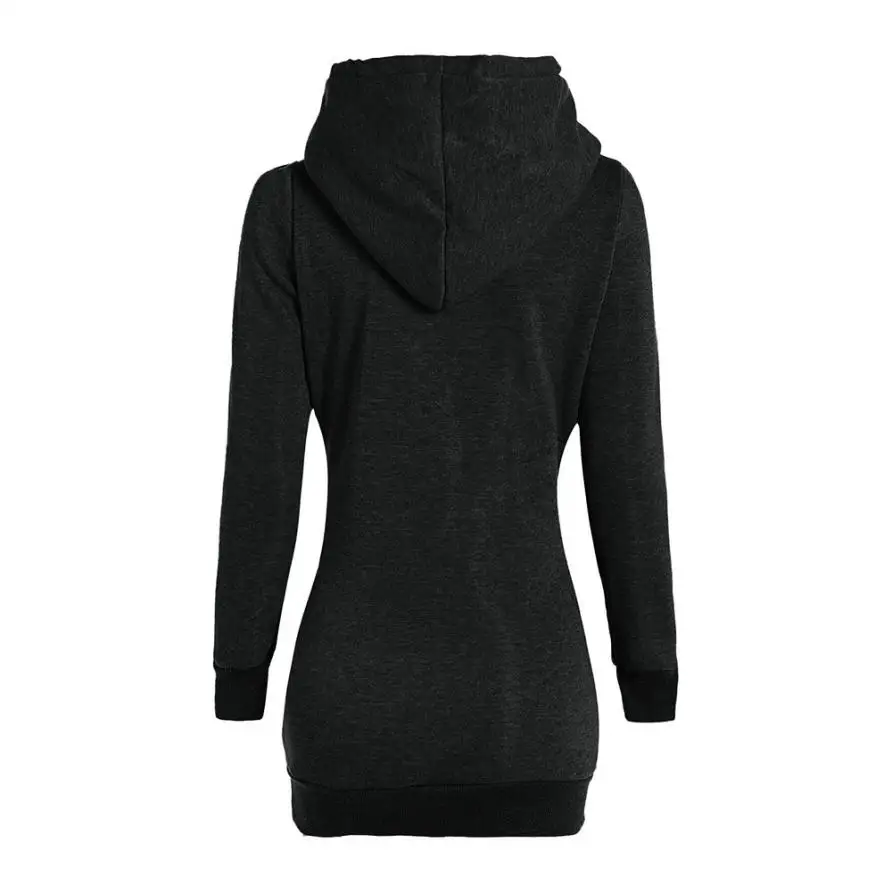 JuneLove 2020 Women Loose Pullover Shirt Long Sleeve Blouse Sweatshirts Hoodies Winter Warm outwear hooded womem Tops Outwears | Женская