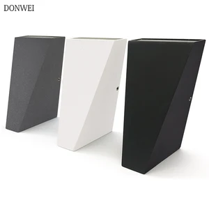 Современный светодиодный настенный светильник, уличная водонепроницаемая лампа с двумя головками для зала, спальни, коридора, ванной комнаты, AC85-265V, 12 Вт