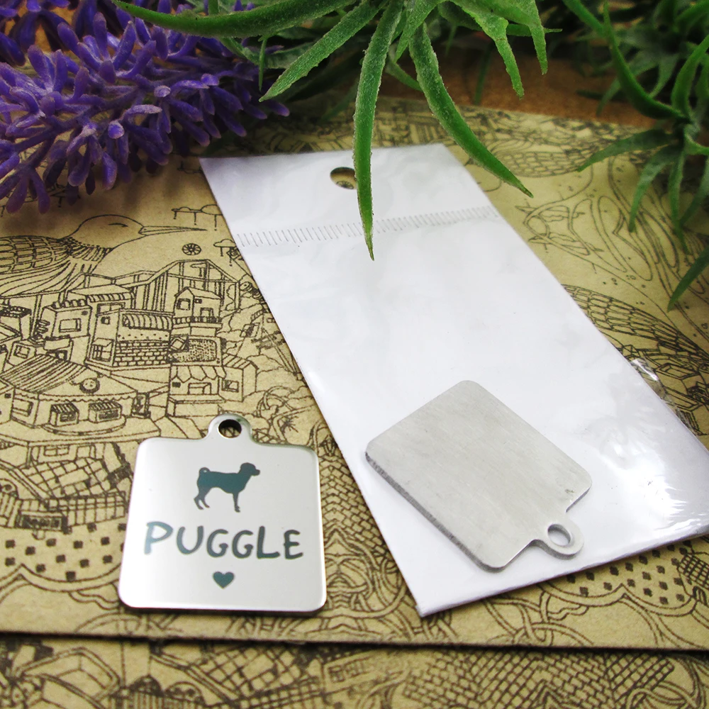 Подвески Puggle из нержавеющей стали 20 шт. больше стилей на выбор подвески для