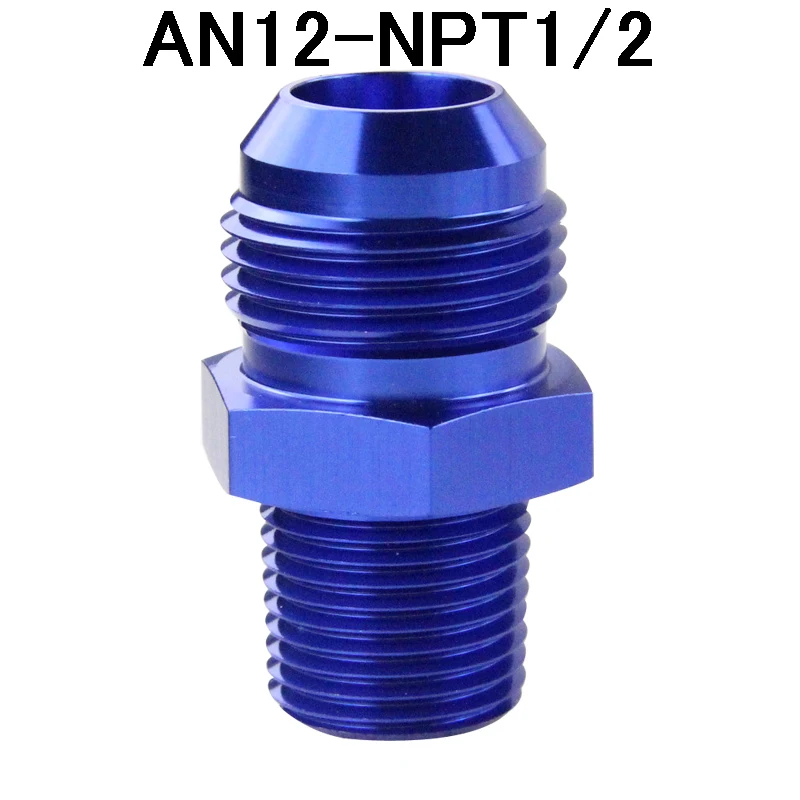 SL816-10-12-011 Штыревой AN6 до 1/2 NPT 1/4 NPT 3/8NPT M10* 1,5 M20* 1,5 прямой адаптер, фитинг для автоматического шланга, фитинг для мужского масляного охладителя - Цвет: SL816-10-12-011