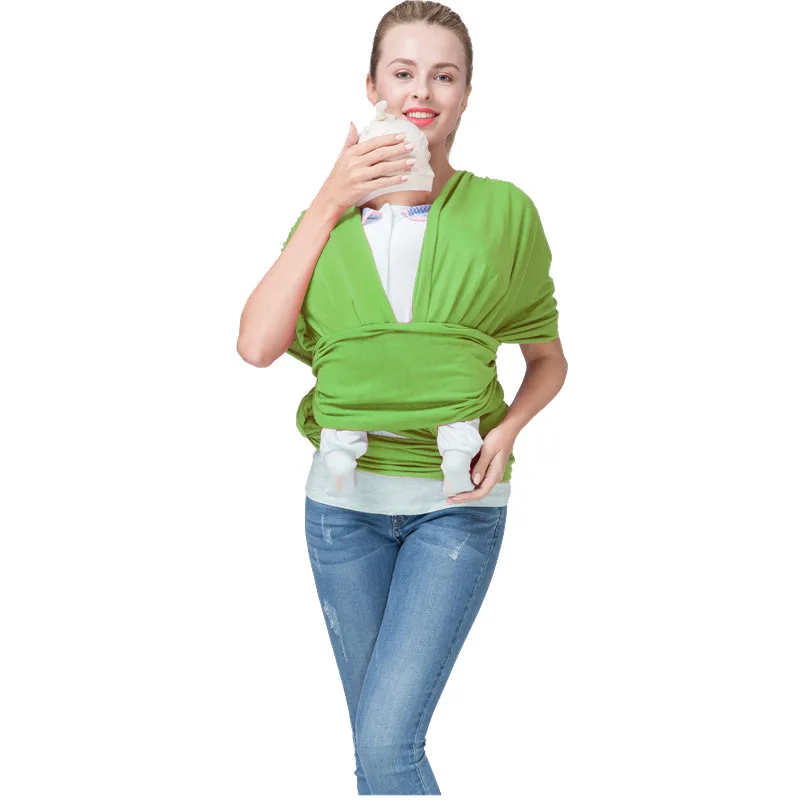 Light Green Мандука ремень для новорожденных Для новорожденных эргономичный Детский рюкзак дышащий обертывание одеяло для хипситов отрегулировать младенческой ребенка обертывание - Цвет: Light Green