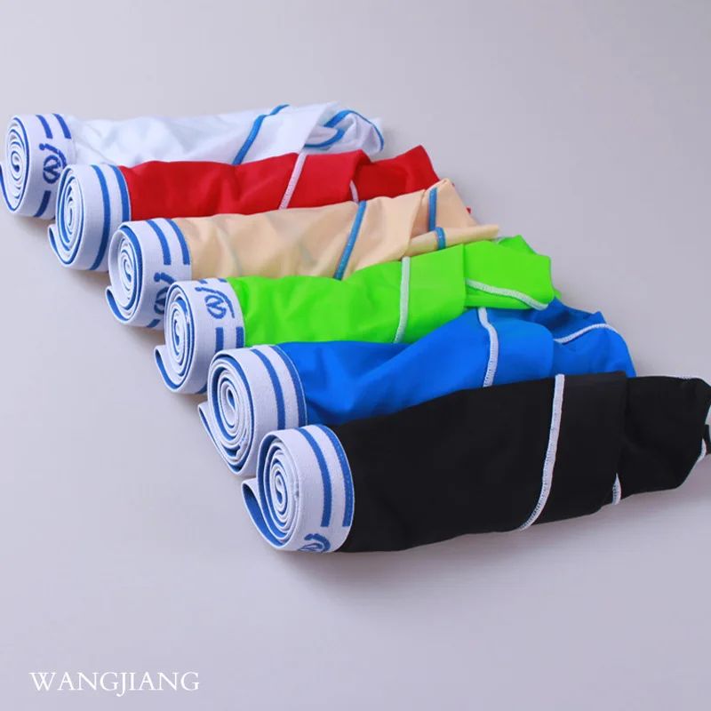 Wj мужские боксеры дышащие шелковые мужское нижнее белье оптовая продажа