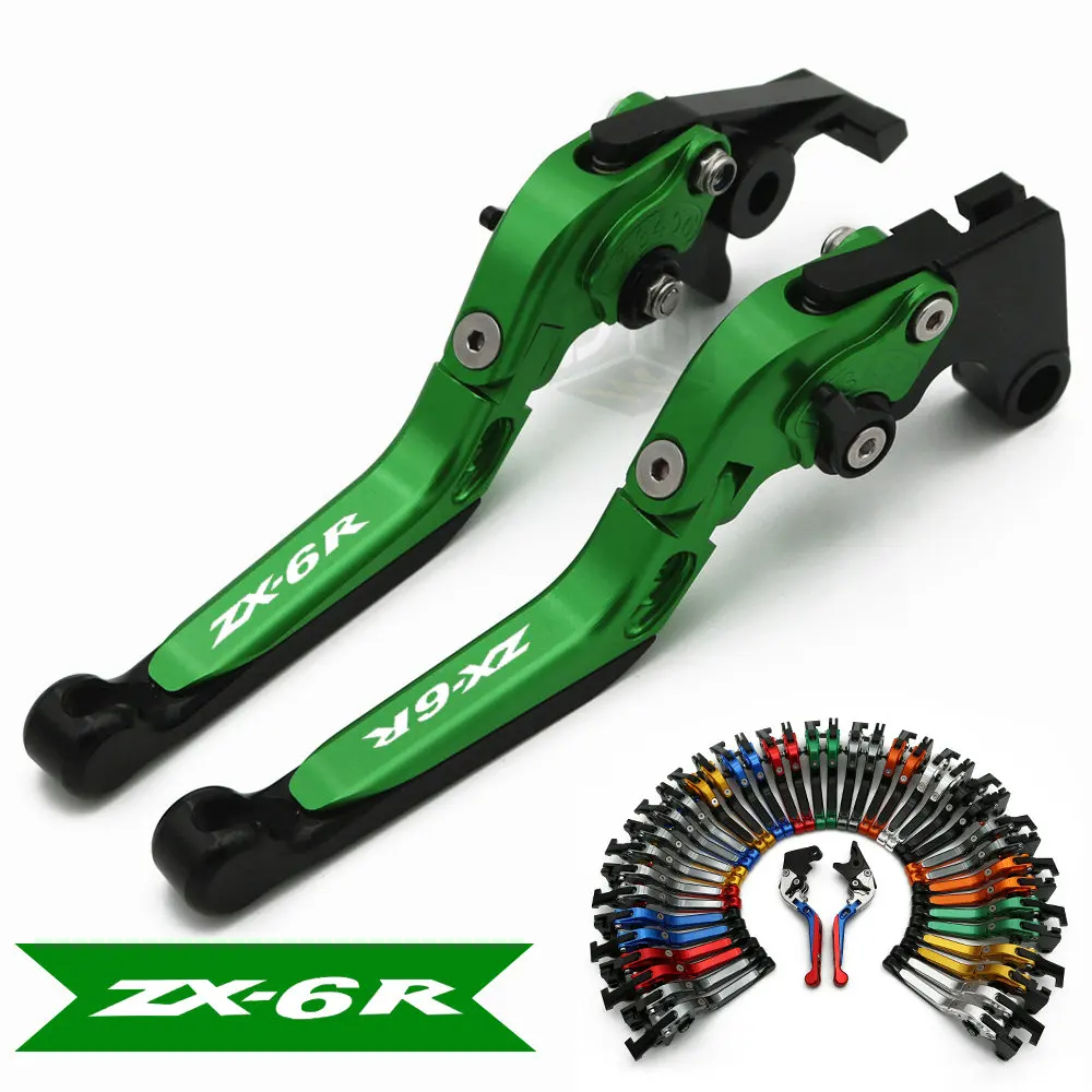 Мотоцикл Складная Выдвижная Регулируемая сцепные рычаги для KAWASAKI ZX6R ZX-6R 2007-2016 2008