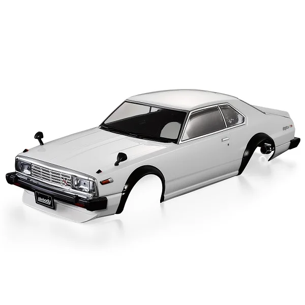Белый Чехол для радиоуправляемого автомобиля 48675 1980 Skyline Hardtop 2000 Turbo GT-ES, чехол для 1:10, Электрический туристический Радиоуправляемый гоночный автомобиль, запчасти diy - Цвет: Белый