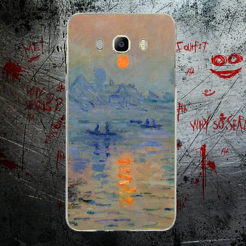 Picture 5 Мягкие силиконовые чехлы для мобильных телефонов из ТПУ для samsung Galaxy J5 J7 J3 J2 J1 A7 A5 A3, чехлы для Клода Мона импрессионизма - Цвет: Picture 5