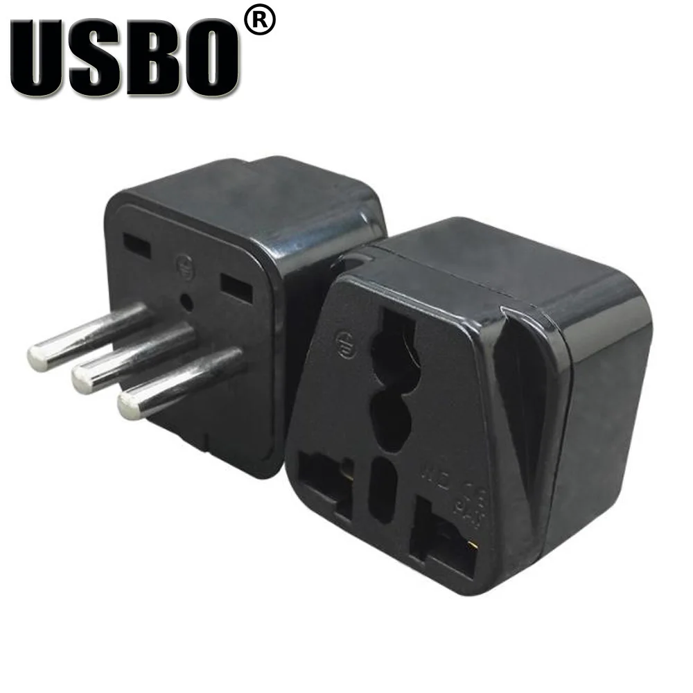 Supply Black white 10A 250V Italy universal travel adaptor plug AU/UK/US/EU to Uruguay power Adaptor socket convertor | Электроника