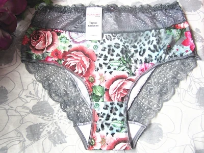 5pcs grey 5 шт./лот, женские трусы, нижнее белье размера плюс, 6XL, большой размер, сексуальное высококачественное роскошное кружевное нижнее белье, полые женские трусики с цветами - Цвет: 5pcs grey