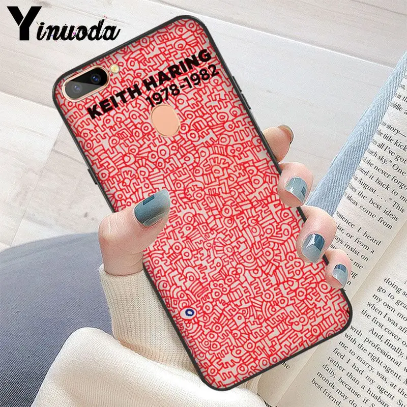 Yinuoda Keith Haring art роскошный уникальный фото мягкий чехол для телефона OPPO R17 Neo R11S Plus R9