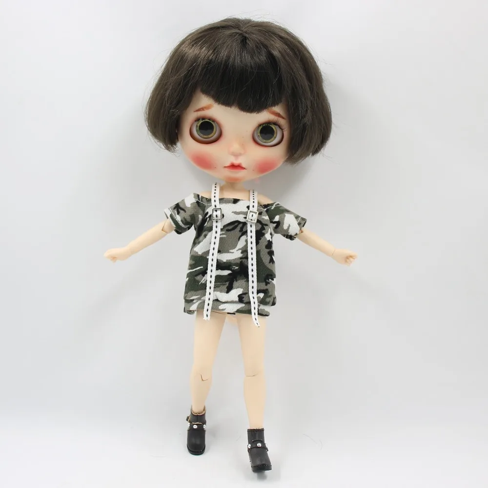 Blyth doll icy licca body cool boots кожаные игрушечные сапожки с заклепками