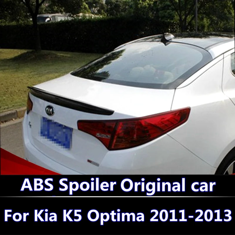 Для kia K5 спойлер Optima 2011-2013высококачественный ABS Материал заднее крыло автомобиля