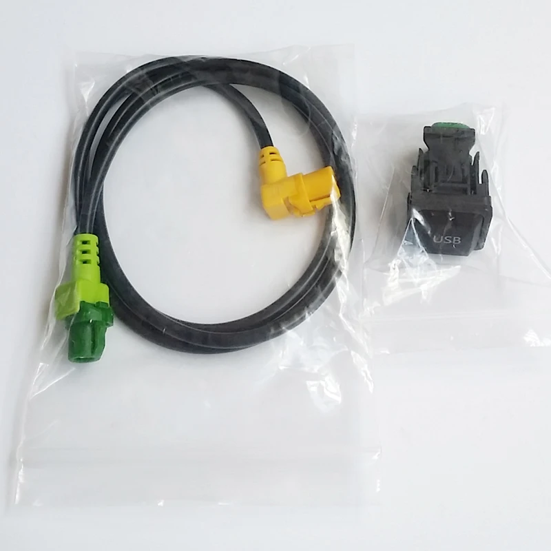 Автомобильный стереозвук с usb переключателем аудиоадаптер RCD510 RNS315 для Volkswagen Passat