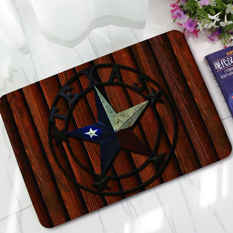 Добро пожаловать коврики Ретро стиль деревянный принт резиновые Нескользящие
