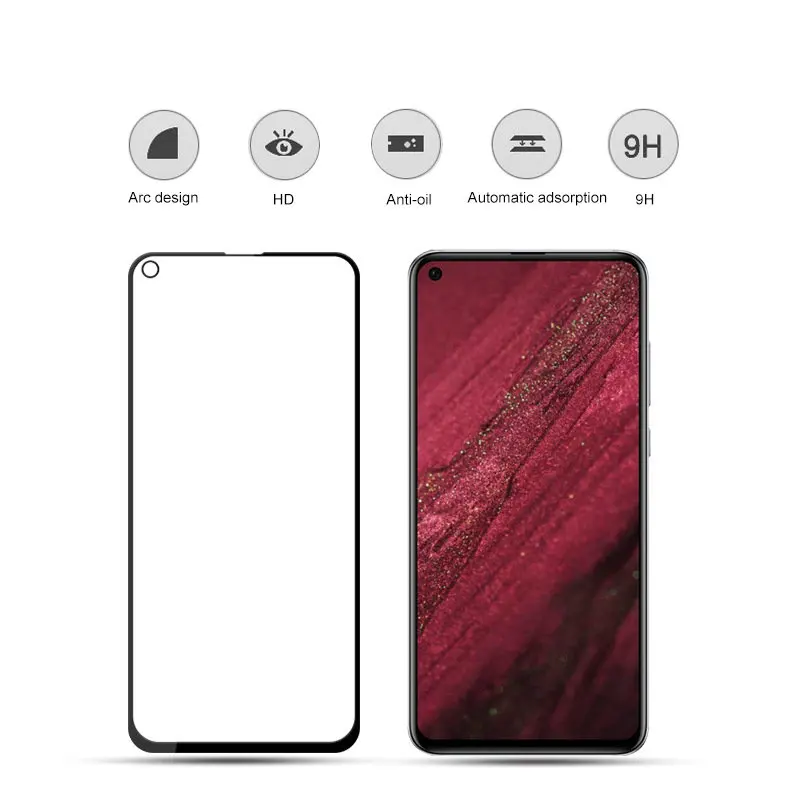 Для huawei nova 4 с уровнем твердости 9 H полное покрытие закаленное Стекло Экран