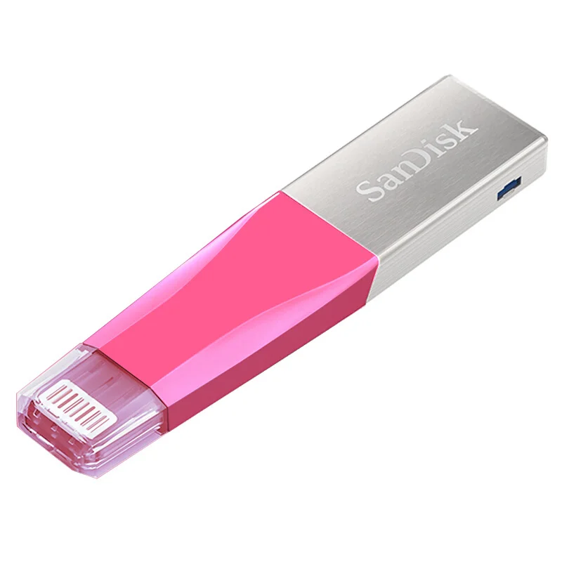 sandisk usb флэш накопитель USB 3 0 OTG разъемом Lightning для iPhone X/8/7/7 Plus/6/6 plus Memory Stick 128 ГБ