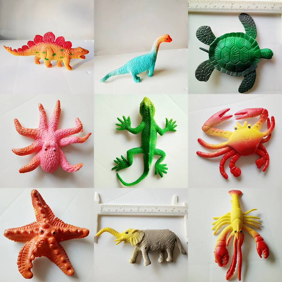 Детские шарики для выращивания разноцветные в форме животных с кристаллами 1 шт. |